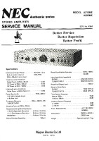 NEC A-210-ME - Service Manual 